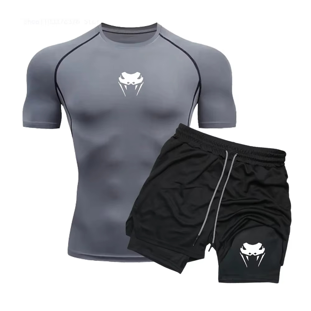 Compression Shorts Athletes - Erkekler İçin Kompresyon Atletik Fitness Giysisi